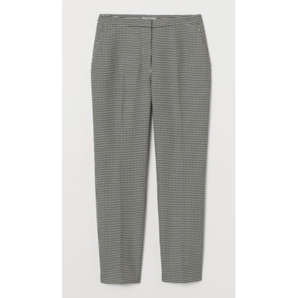 NWT Calvin Klein Slim Fit Black/White Trousers Dress Pants Women 18W Indonesia